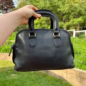 Vintage Coach Baxter Bag 9903 Hand Crossbody Bag Black Purse Doctor Bag